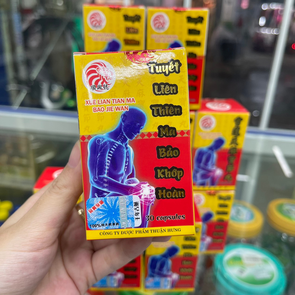 Viên uống khớp Tuyết Liên Thiên Ma Bảo khớp hoàn  Tem xanh Chính Phẩm