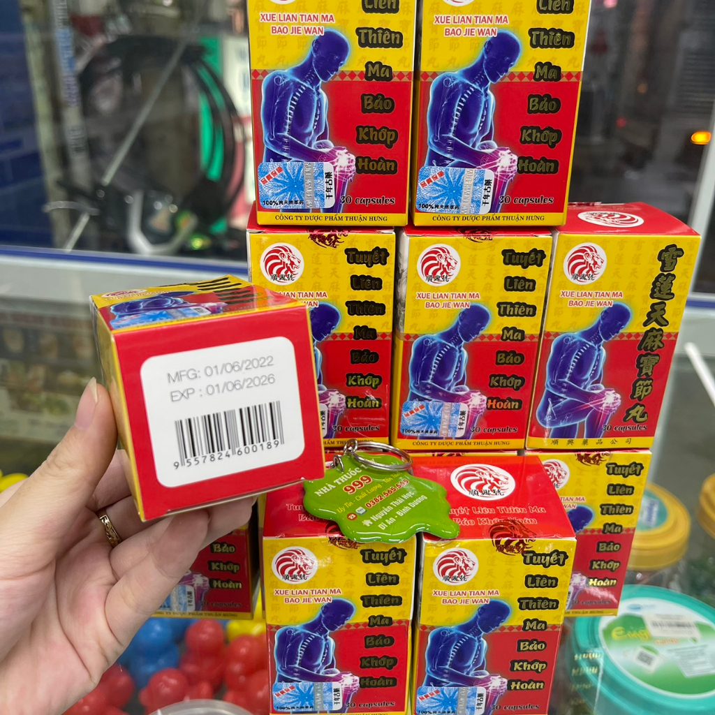 Viên uống khớp Tuyết Liên Thiên Ma Bảo khớp hoàn  Tem xanh Chính Phẩm