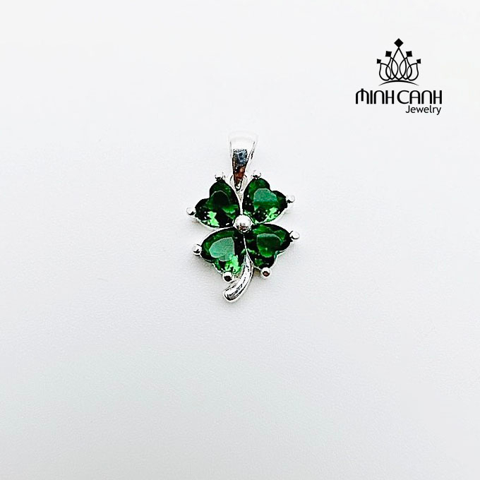 Dây Chuyền Cỏ 4 Lá Bạc Nhiều Màu - Minh Canh Jewelry