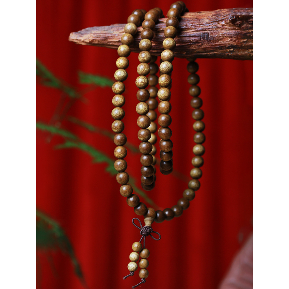 Chuỗi Vòng Tay 108 hạt Trầm Hương cao cấp , Vòng Gỗ Phong Thủy Cho Nam và Nữ