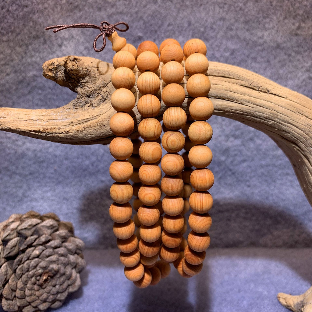 Chuỗi Vòng Tay Gỗ Ngọc Am 108 Hạt 6 ly 8 Ly, Vòng Gỗ Phong Thủy Cho Nam và Nữ