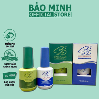 Base - Top sơn gel SD chính hãng 18ml - gel liên kết -  bóng gel nails chuyên dụng - Liên kết SD - Bóng SD