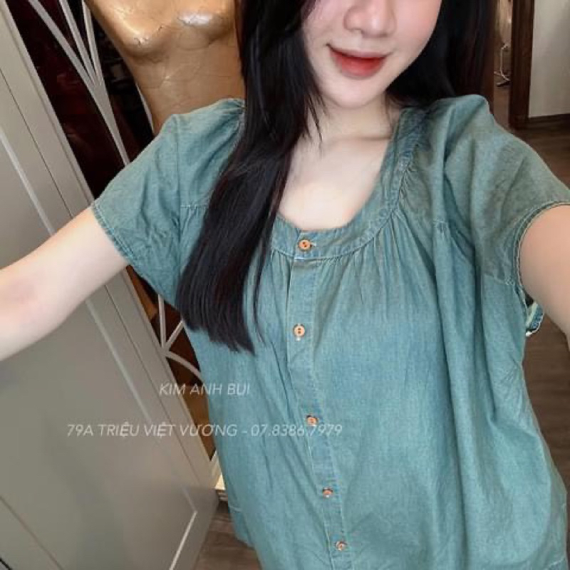 Váy bò xuông siêu xinh Kim Anh Bùi