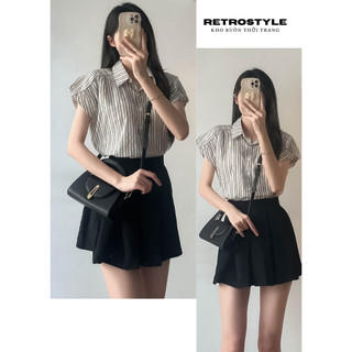 Áo sơ mi kẻ sọc tay hến - Retrostyle - Somiketayhen3117_P7K4