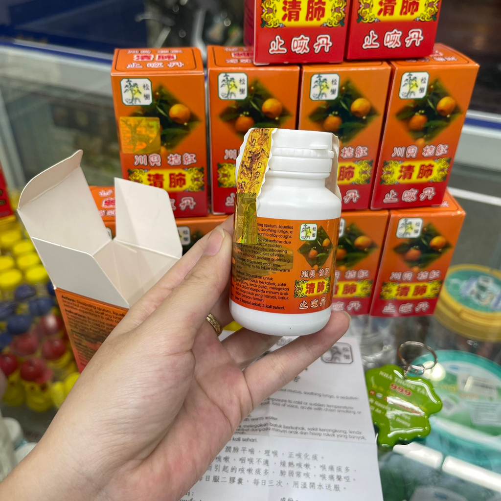 Viên uống Ho trái quýt Malaysia  chính hãng Tem nai vàng