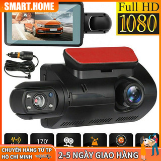 A68 Camera hình minh họa kép Dual 3 -inch ghi DVR 1080p Hồng ngoại đêm siêu sáng，Máy ghi âm lái xe HD，máy ảnh ghi âm lái