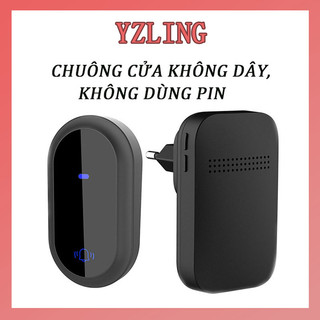 Chuông Cửa Không Dây Chống Nước, Không Dùng Pin chuông cửa không dây thông minh chuông báo khách tín hiệu cực nhạy