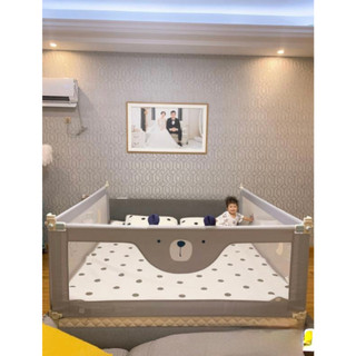 Thanh chắn giường của Aachman cao 105cm,bản nâng cấp trượt 1 bên