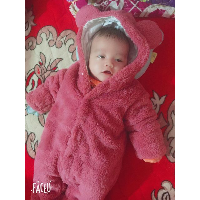 Body ủ lông 2 lớp nhiều mẫu dễ thương cho bé sơ sinh hàng Quảng Châu Xuất Khẩu