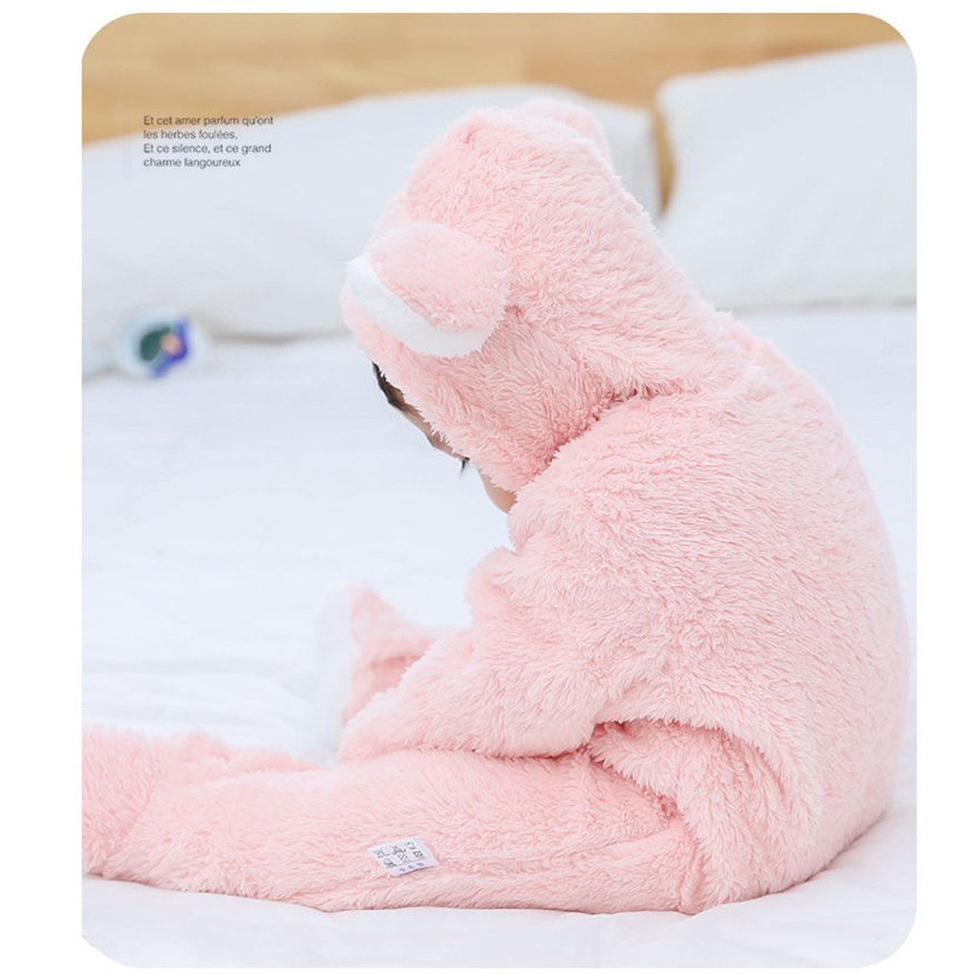 Body ủ lông 2 lớp nhiều mẫu dễ thương cho bé sơ sinh hàng Quảng Châu Xuất Khẩu