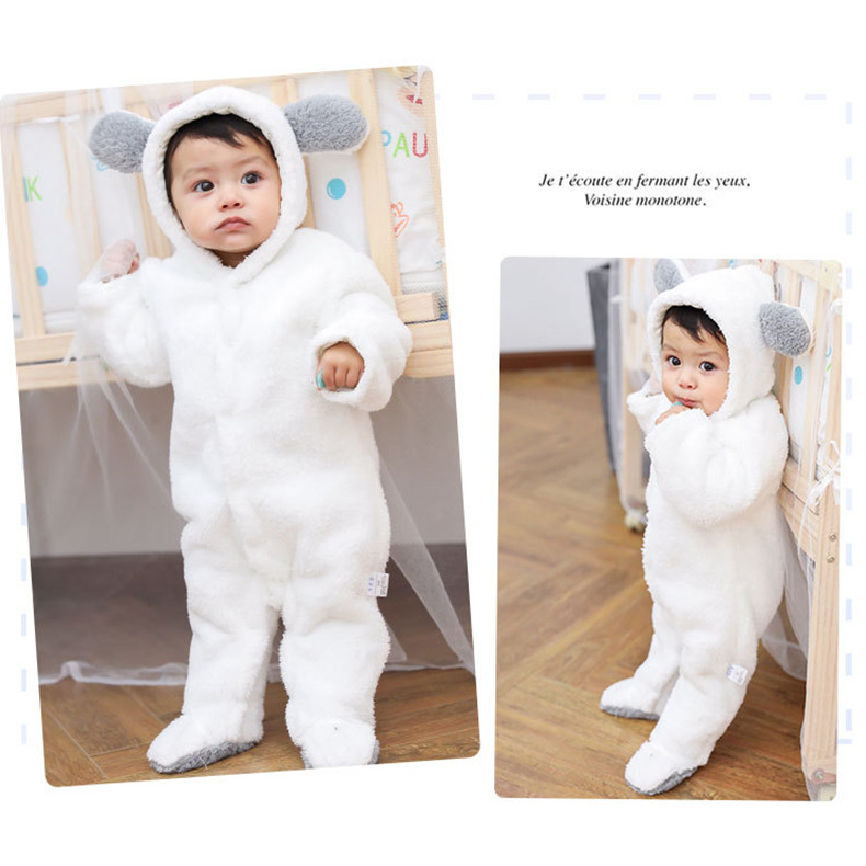 Body ủ lông 2 lớp nhiều mẫu dễ thương cho bé sơ sinh hàng Quảng Châu Xuất Khẩu