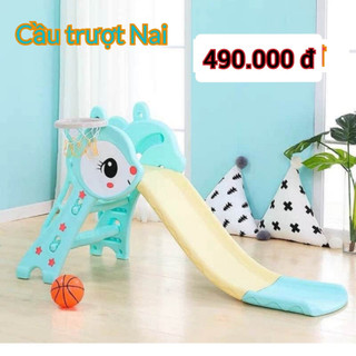 Cầu Trượt Cho Bé có bóng rổ