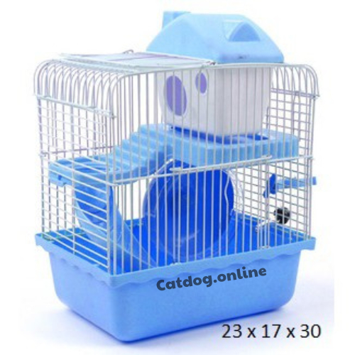 Lồng-Thức ăn-Cát vệ sinh cho chuột Hamster
