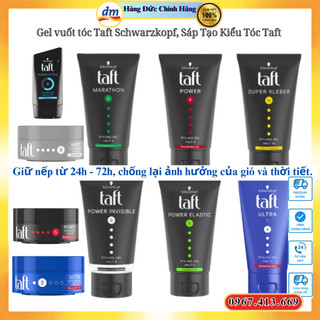 Gel vuốt tóc Taft Schwarzkopf, Sáp Tạo Kiểu Tóc Taft 150ml Đức