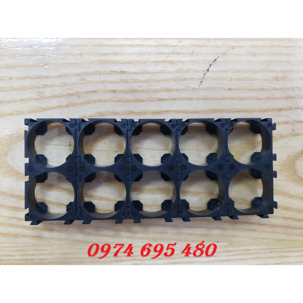 Rẻ nhất Shopee. Đế gắn cell Pin 18650 2P, 1P