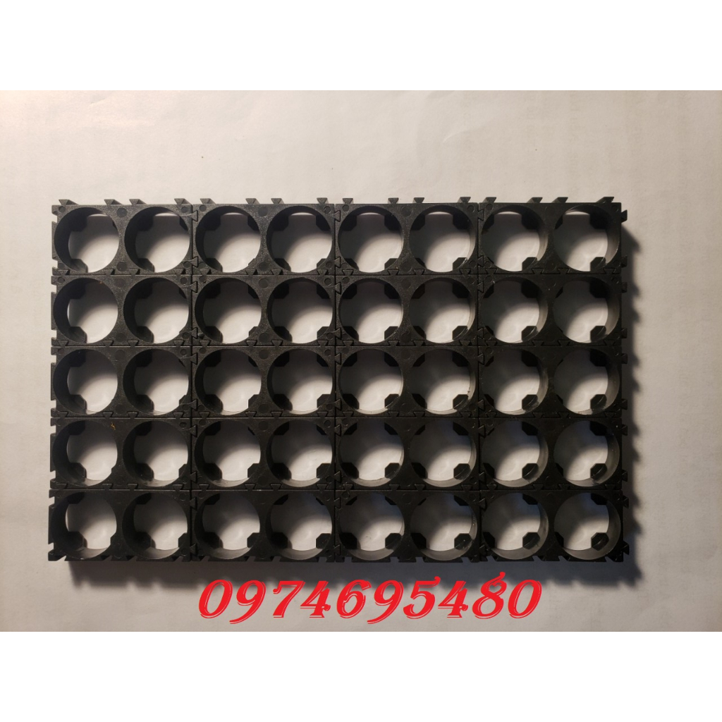 Rẻ nhất Shopee. Đế gắn cell Pin 18650 2P, 1P