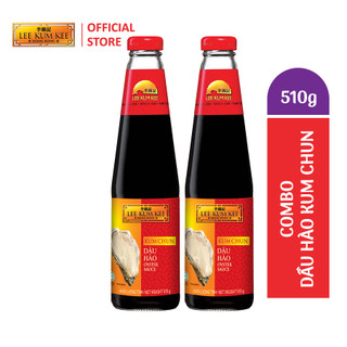 Combo 2 chai thủy tinh Dầu hào Lee Kum Kee Kum Chun Oyster Sauce 510g