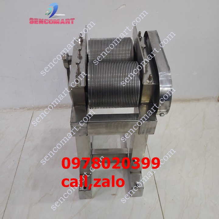 Máy thái bì lợn làm nem chạo , nem chua siêu bền sợi 1mm
