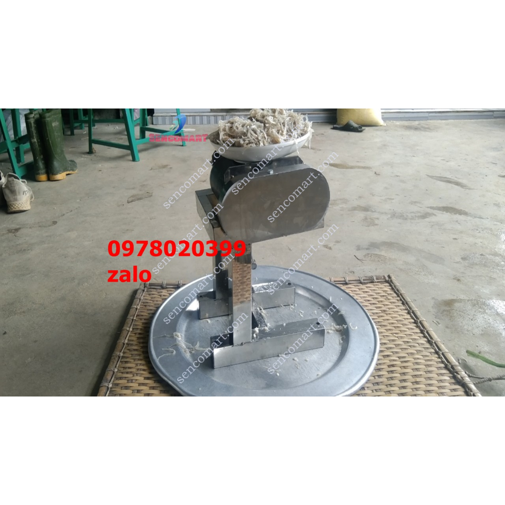Máy thái bì lợn làm nem chạo , nem chua siêu bền sợi 1mm