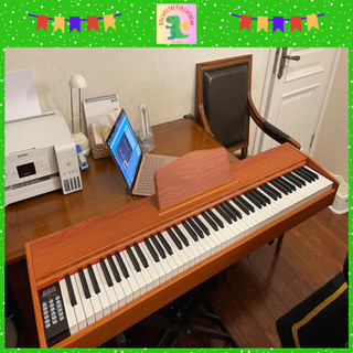 Đàn piano 88 phím, đàn piano điện tử, đàn gỗ tự nhiên, có giá đỡ đi kèm, âm thanh chân thực sống động
