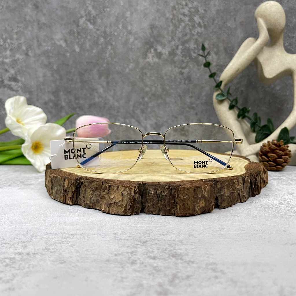 Mắt Kính MB Clear Demo Lens Rectangular Men's Eyeglasses
