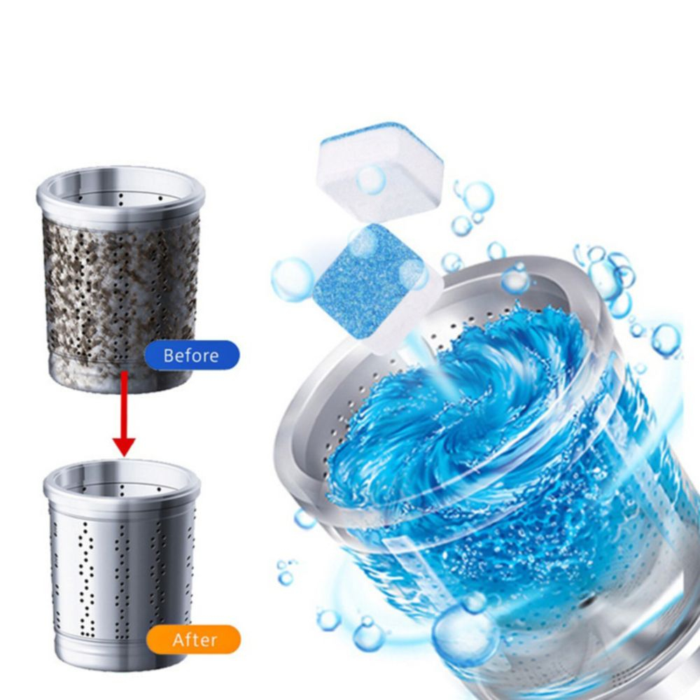 Viên tẩy lồng giặt, vệ sinh máy giặt loại sạch cặn bẩn, vi khuẩn, mùi hôi