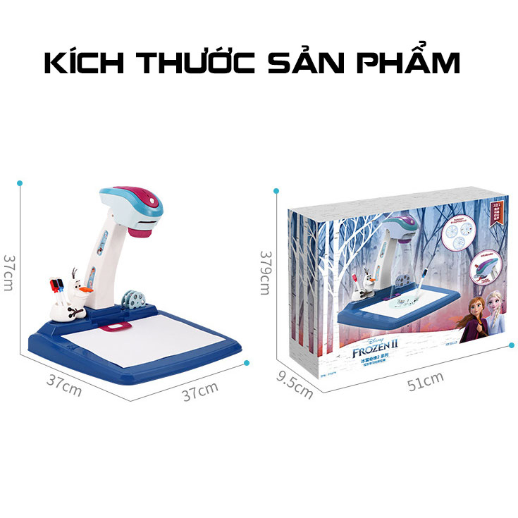 Bảng Vẽ Theo Hình Chiếu Cho Bé Thông Minh - Đèn Chiếu 6 Hình Tặng Kèm Bút Giúp Bé Phát Triển Kĩ Năng, Trí Tuệ