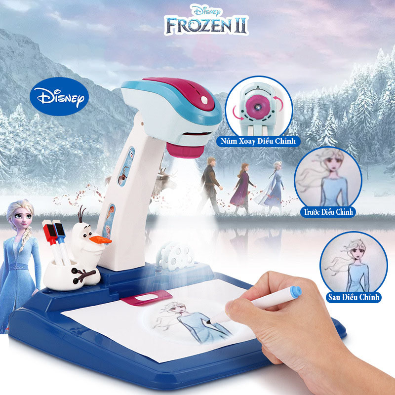 Bảng Vẽ Theo Hình Chiếu Cho Bé Thông Minh - Đèn Chiếu 6 Hình Tặng Kèm Bút Giúp Bé Phát Triển Kĩ Năng, Trí Tuệ