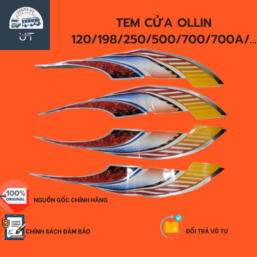 TEM XE TẢI OLLIN 198 250 345 450 700A 800A 800