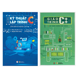 Sách Combo 2 cuốn : Kỹ Thuật Lập Trình C Căn Bản Và Nâng Cao+Giáo Trình C++ Và Lập Trình Hướng Đối Tượng hh