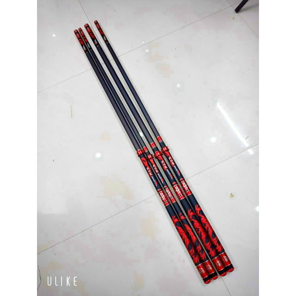 Cần câu tay xích long 6H catbon siêu bạo lực