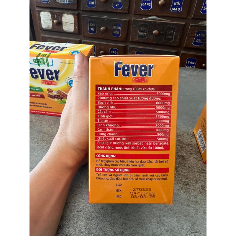 Fever Syrup - Ecophar - 20 Tuýp