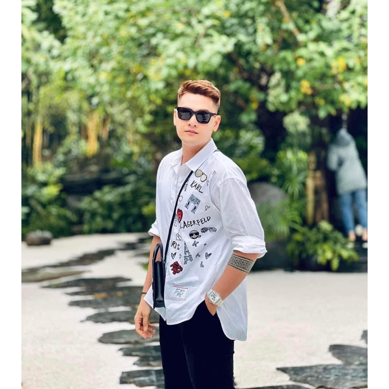 Áo sơ mi karl auth  tuồn