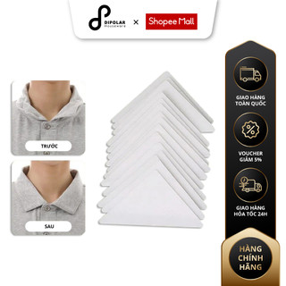 Miếng Dán Cố Định Cổ Áo DIPOLAR Hình Tam Giác Màu Trong Suốt Chống Xoắn Phong Cách Unisex - DCD01