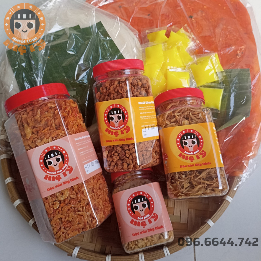 Muối Tôm Hạt To Tây Ninh Nguyên Hạt Giòn Ngon Rộp Rộp Loại Đặc Biệt 100g/ 250g/ 500g - Mẹ Ry