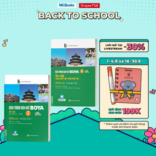 Sách - Combo Giáo Trình Hán Ngữ Boya Sơ Cấp Tập 1 Và Sách Bài Tập Kèm Đáp Án Chi Tiết