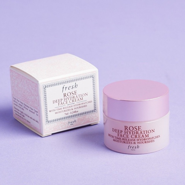 🌿 Kem dưỡng hoa hồng Fresh Rose & Hyaluronic Acid Deep Hydration Moisturizer