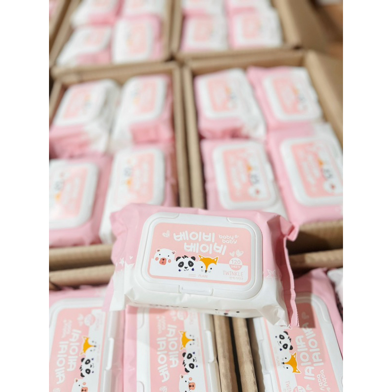 KHĂN GIẤY ƯỚT KHÔNG MÙI HÀN QUỐC I LOVE BEBE - AN TOÀN CHO DA BÉ