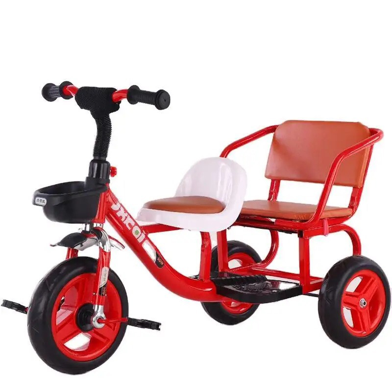 Rẻ vô đối, đại hạ giá xe đạp xích lô 2 ghế ngồi cho bé, tải trọng 45kg