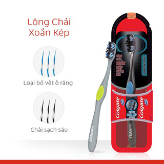 Bàn chải đôi đánh răng Colgate đủ loại : slimsoft, advanced, 360