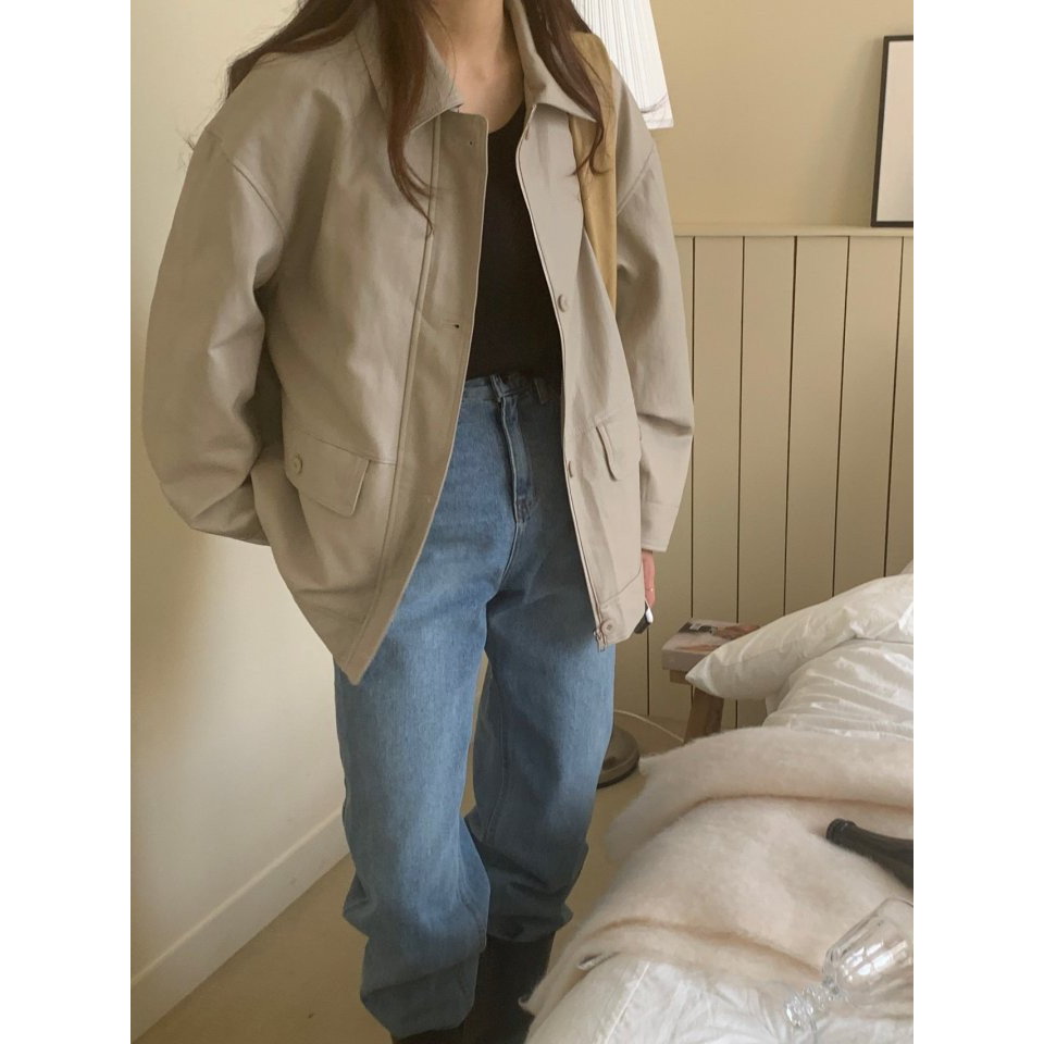 Áo da nữ VIZAKEY thiết kế sang trọng, lịch sự, phong cách hàn quốc | BigBuy360 - bigbuy360.vn