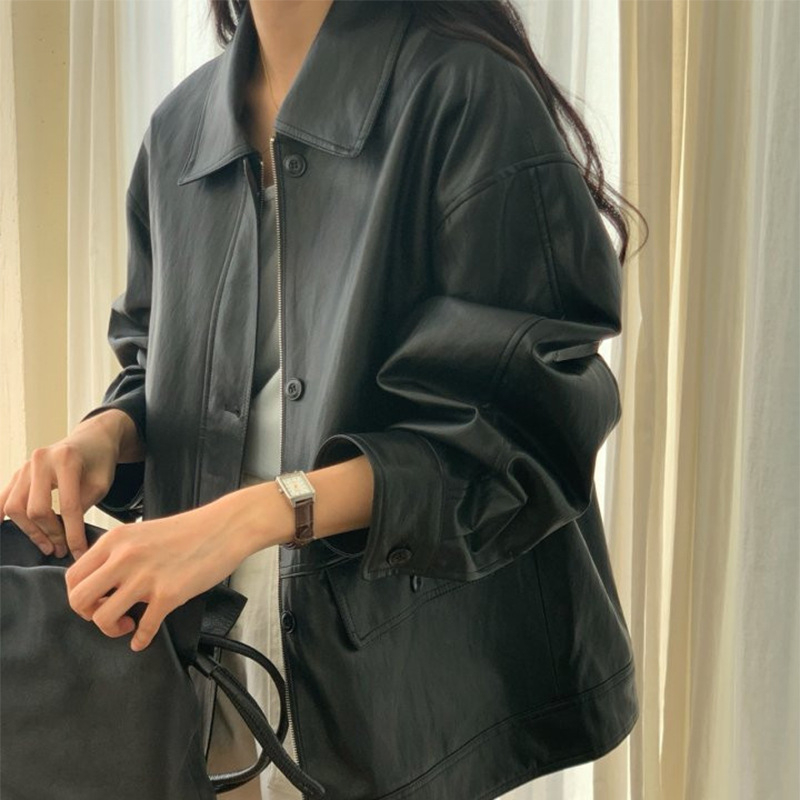 Áo da nữ VIZAKEY thiết kế sang trọng, lịch sự, phong cách hàn quốc | BigBuy360 - bigbuy360.vn