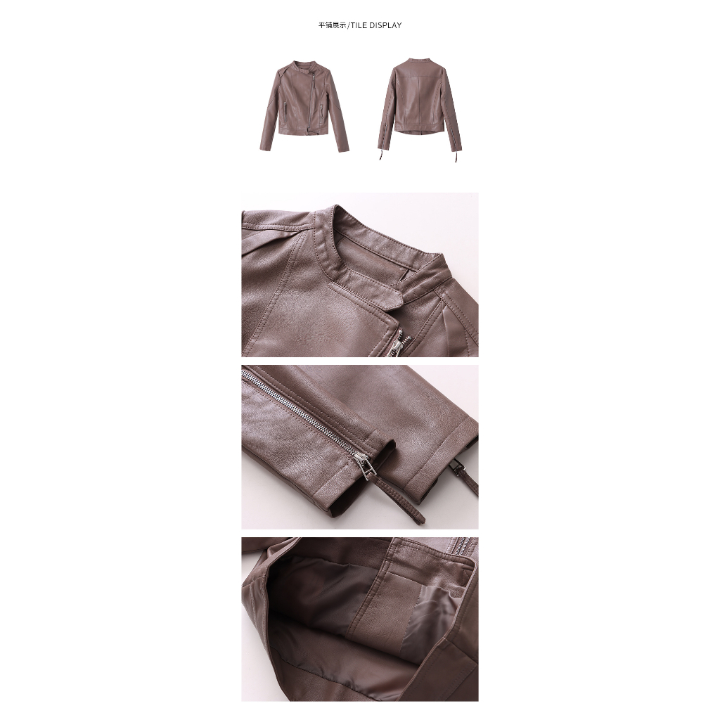 Áo da nữ VIZAKEY phong cách trê trung, năng động, dễ phối đồ | BigBuy360 - bigbuy360.vn