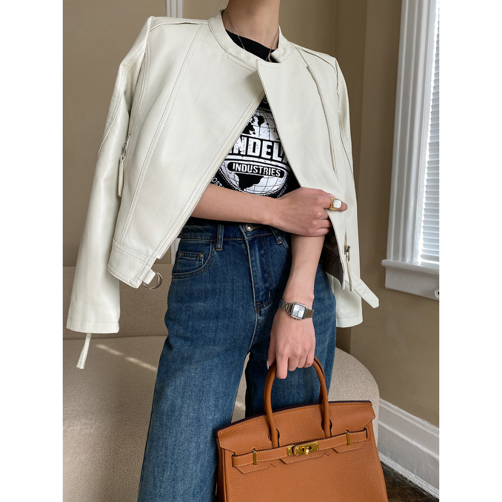 Áo da nữ VIZAKEY phong cách trê trung, năng động, dễ phối đồ | BigBuy360 - bigbuy360.vn