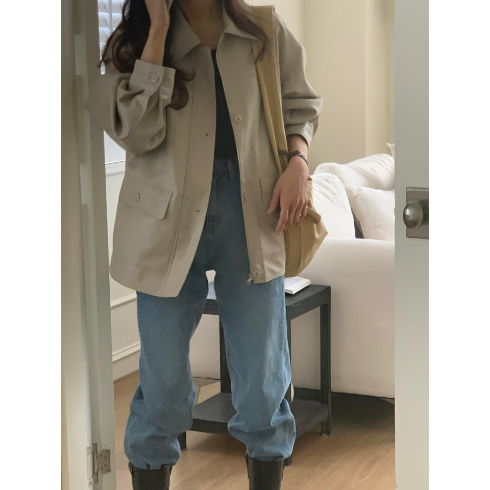 Áo da nữ VIZAKEY thiết kế sang trọng, lịch sự, phong cách hàn quốc | BigBuy360 - bigbuy360.vn