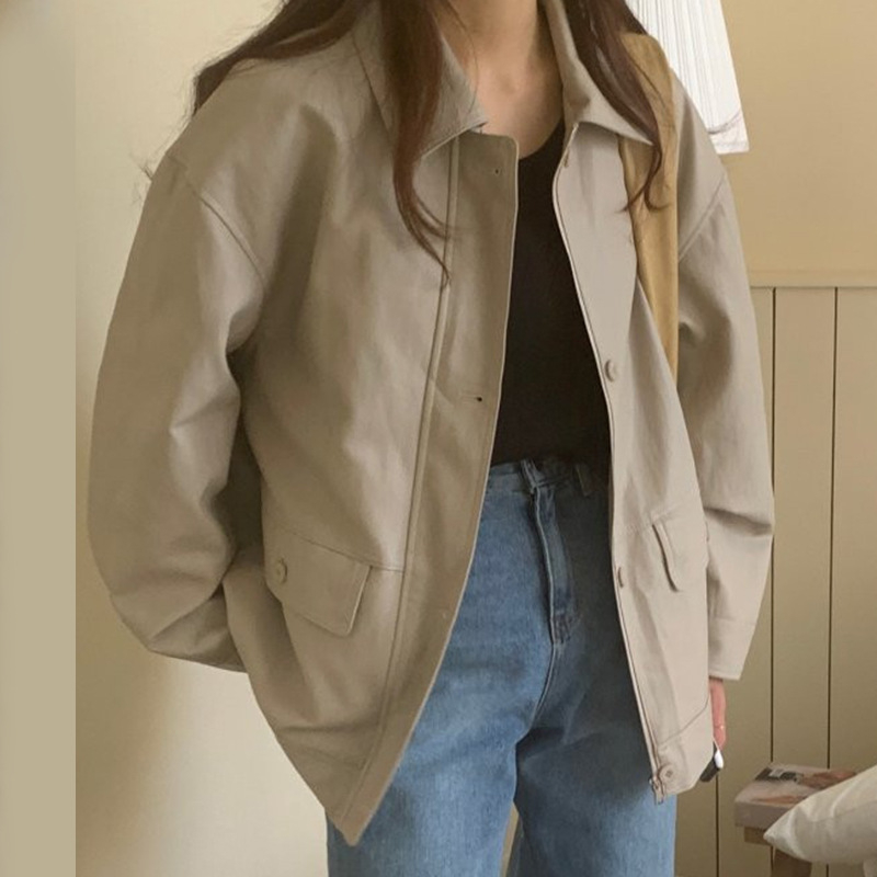 Áo da nữ VIZAKEY thiết kế sang trọng, lịch sự, phong cách hàn quốc | BigBuy360 - bigbuy360.vn