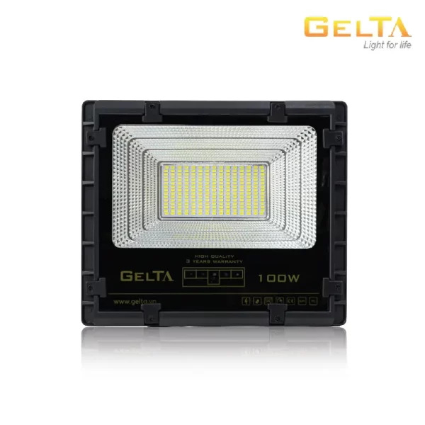 Đèn LED Pha Năng Lượng Mặt Trời Gelta – FLE100B