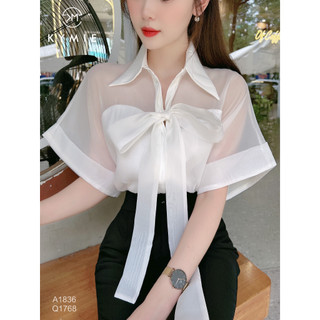 Áo sơ mi pha cổ kera a1836 kymie