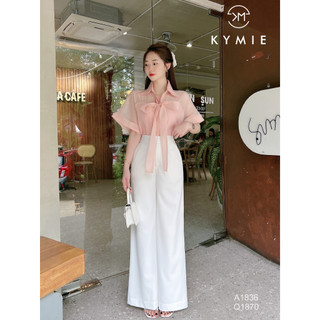 Áo sơ mi pha cổ kera A1836 Kymie
