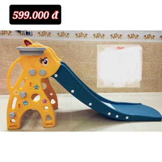 Cầu Trượt Cho Bé có bóng rổ